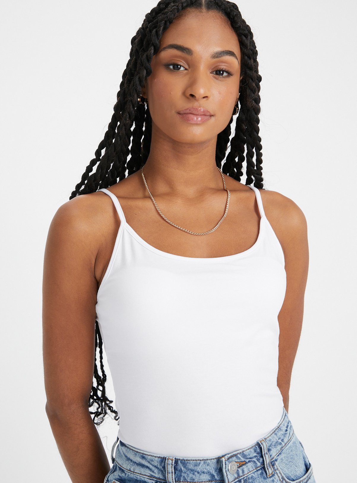 Strappy Cami Vests 3 Pack 20 - Image 2 thumbnail